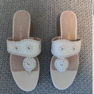 Jack Rogers Jacks Mid Wedge - White